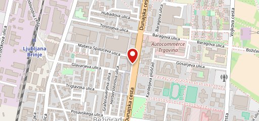 Tajska Restavracija Roza Slon Ljubljana - Bežigrad sulla mappa