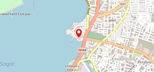 Sailing annexe on map