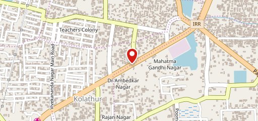 Salem RR Biriyani on map