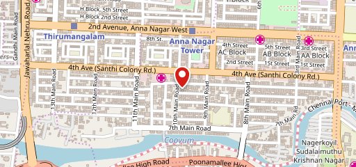 Samco Restaurant Anna Nagar on map