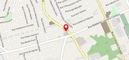 Dom Diego Pizzas no mapa