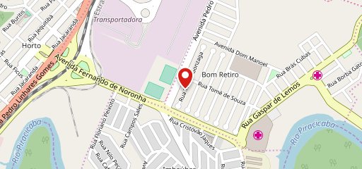 Komilão Pizzas e lanches Bom Retiro no mapa