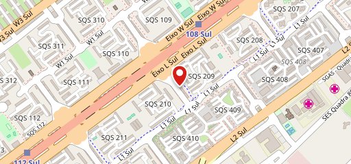 San Marino Restaurante e Pizzaria Restaurante na Asa Sul Delivery no mapa