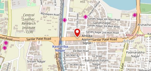 Sangeetha Veg Restaurant - Adyar on map