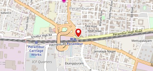 Sangeetha Veg Restaurant - Perambur on map