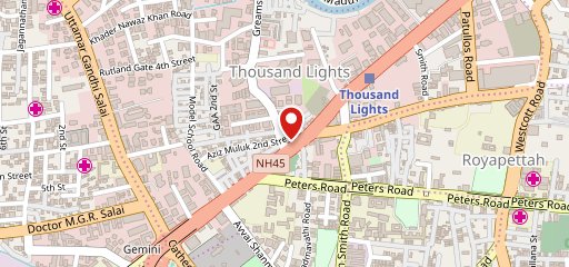 Sangeetha Veg Restaurant on map