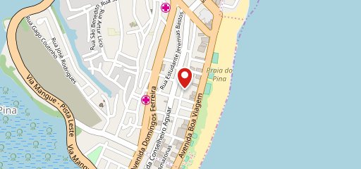 Santorini Bar Club no mapa