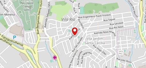 Sassá Pizzaria no mapa