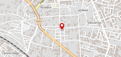 Savan fast food on map