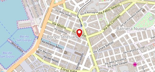 Sbecolez Trieste sulla mappa