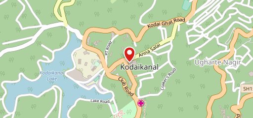 Scooter Barbeque in Kodaikanal on map