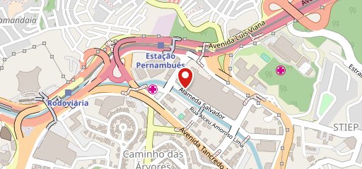 Self Burguer no mapa