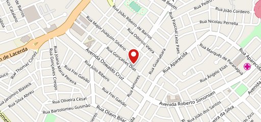 Sérginho's Pizzaria no mapa