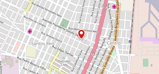 Sertão Pizzaria e Salgaderia no mapa