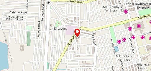 Shankar Mirchi mandakki hotel ಶಂಕರ್ ಮಿರ್ಚಿ ಮಂಡಕ್ಕಿ ಹೋಟೆಲ್ on map