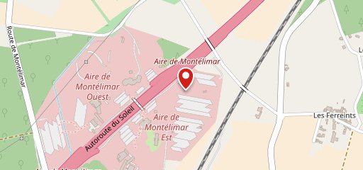 Station SHELL - A7 NORD - PK121 - Aire de Montélimar Est sur la carte