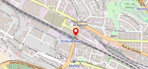 Shell Station sur la carte