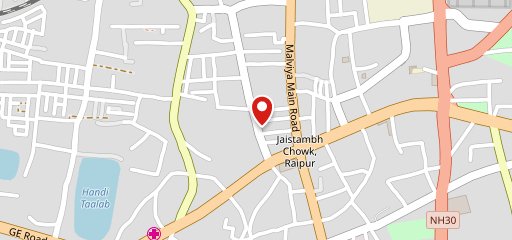 Ganesh Pav Bhaji m g road Raipur on map