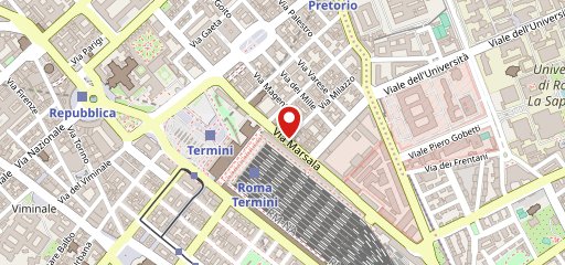 Sicily foodrink Rome termini sulla mappa