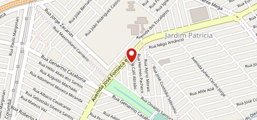 Silvanio lanches Luizote no mapa