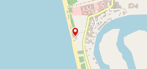 Silver sand beach shack on map