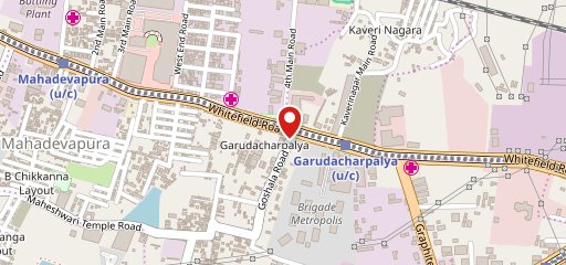 Sindhoora Gardenia - Garudacharpalya Mahadevapura on map