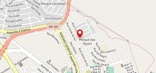 Sinesio pizzaria e lanchonete no mapa