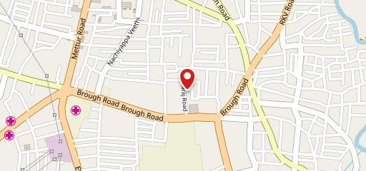 Siva Sakthi paal pannai and hotel on map