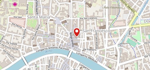 Skyline American Bar Pisa sulla mappa