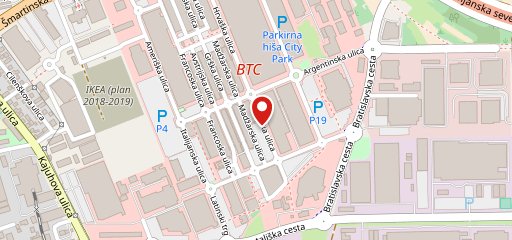 Kavarna Zvezda, BTC sulla mappa