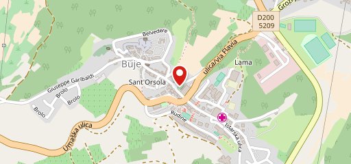 Slastičarnica Buje sulla mappa