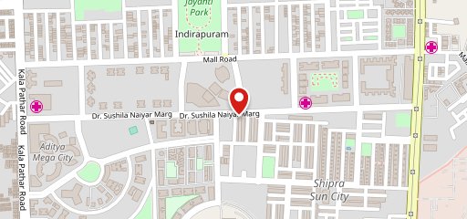 Slice of Italy on map