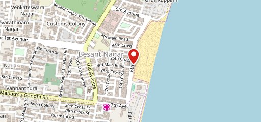 Smoky Docky Besant Nagar on map