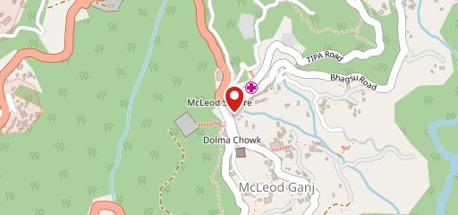 Snow Lion Hotel and restaurant on map