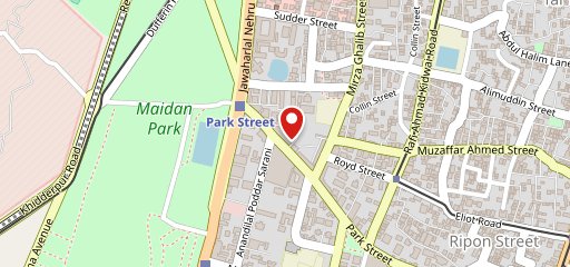 Someplace Else, Kolkata, Park Street Area on map