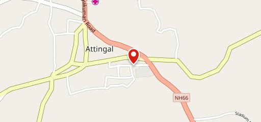HOTEL SOORYA, ATTINGAL on map