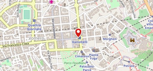 Sorbillo Vomero sulla mappa