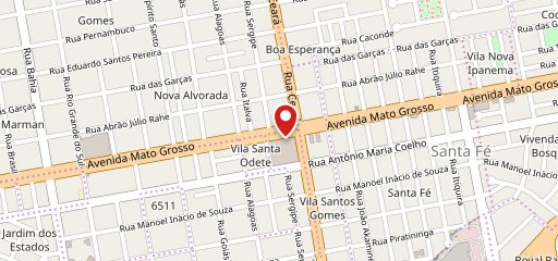 Sorvetes Campo Grande no mapa