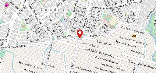 Sorvetes Frosty - Conjunto Ceará no mapa