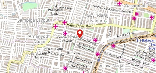 The South Cafe Bengaluru on map
