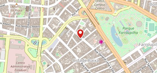 Speed Lanches no mapa