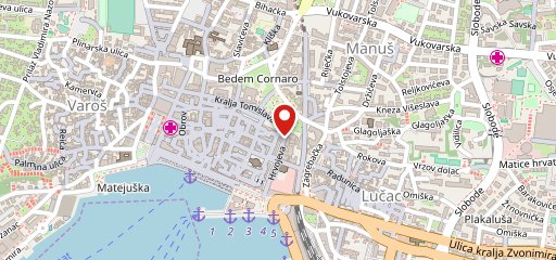 Caffe bar SPLASH sur la carte