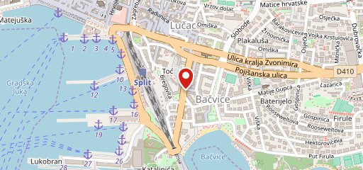 Caffe Bar Monty Python sur la carte