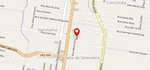 Springfield Hot Dog no mapa