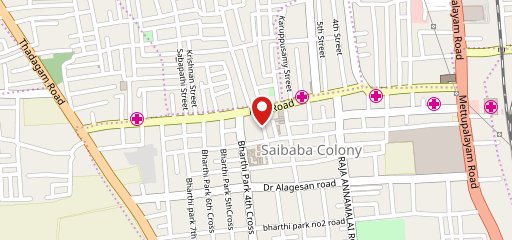 Annapoorna - Saibaba colony on map