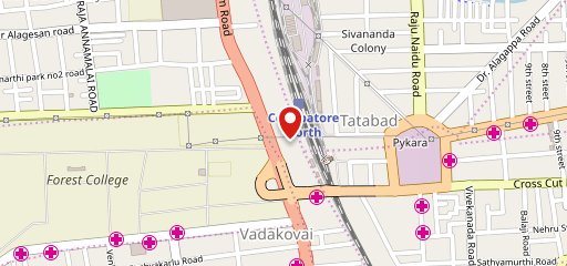 Annapoorna - M.T.P Road on map