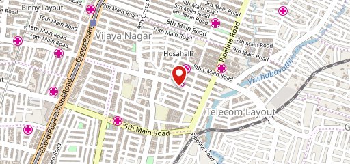 Sri Udupi Food Hub Vijayanagar on map