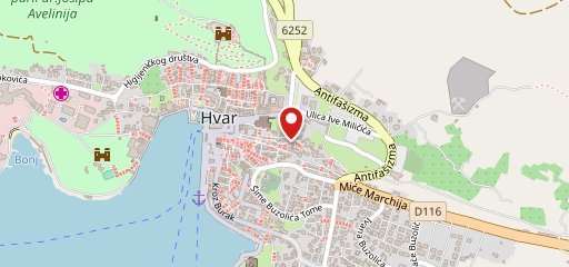 Restaurant Stajun Hvar sulla mappa