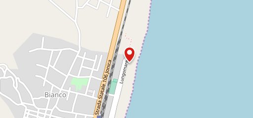 Stella marina Bianco sulla mappa