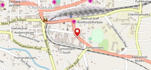 Subhiksha hotel on map